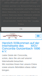 Mobile Screenshot of mgv-gunzenbach.de